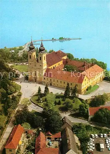 AK / Ansichtskarte Tihany Fliegeraufnahme Abteikirche Kat. Ungarn