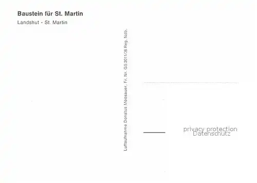 AK / Ansichtskarte Landshut Isar Fliegeraufnahme Sankt Martin Kat. Landshut