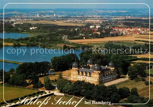 AK / Ansichtskarte Bamberg Fliegeraufnahme Schloss Seehof Kat. Bamberg