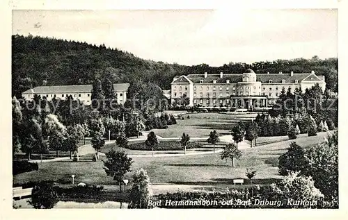 AK / Ansichtskarte Bad Hermannsborn Kurpark Kurhaus Kat. Bad Driburg