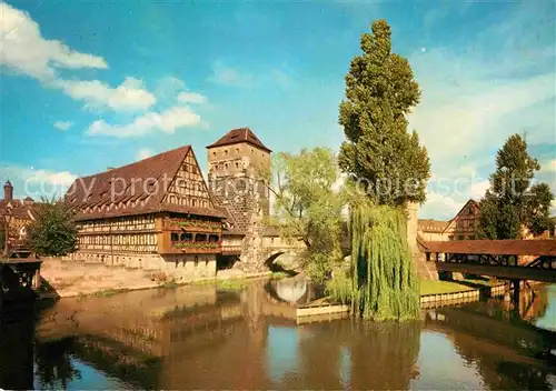 AK / Ansichtskarte Nuernberg Weinstadel und Henkersteg Kat. Nuernberg