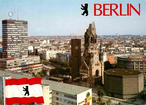 AK / Ansichtskarte Berlin Kaiser Wilhelm Gedaechtniskirche Europa Center Kat. Berlin