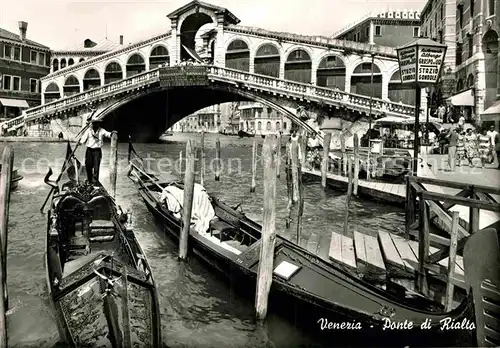 AK / Ansichtskarte Venezia Venedig Ponte di Rialto Kat. 