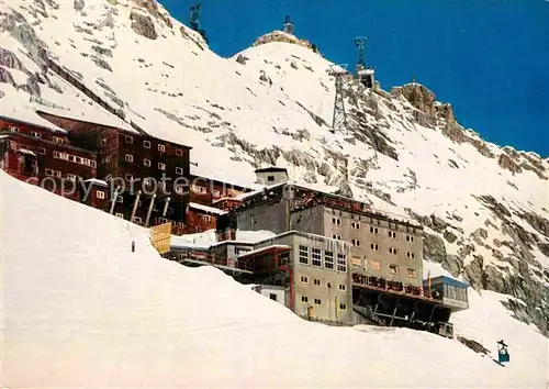 AK / Ansichtskarte Zugspitze Bayerische Zugspitzbahn Hotel Schneefernerhaus Kat. Garmisch Partenkirchen