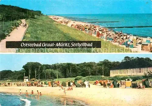 AK / Ansichtskarte Graal Mueritz Ostseebad Strandpartien Kat. Seeheilbad Graal Mueritz