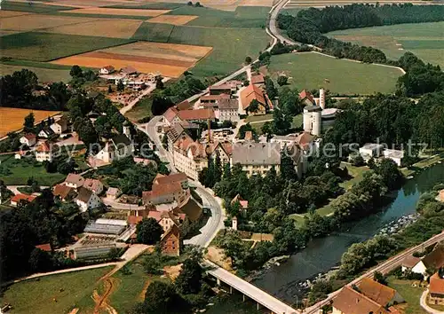 AK / Ansichtskarte Untermarchtal Donau Fliegeraufnahme mit Mutterhaus der Barmherzigen Schwestern Kat. Untermarchtal