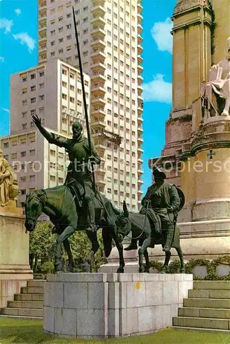 AK / Ansichtskarte Madrid Spain Monument to Cervantes Kat. Madrid
