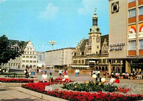 AK / Ansichtskarte Leipzig Markt und Altes Rathaus Kat. Leipzig