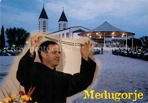AK / Ansichtskarte Medugorje Teilansicht Kirche Kat. Serbien