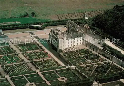 AK / Ansichtskarte Villandry Fliegeraufnahme Chateau  Kat. Villandry