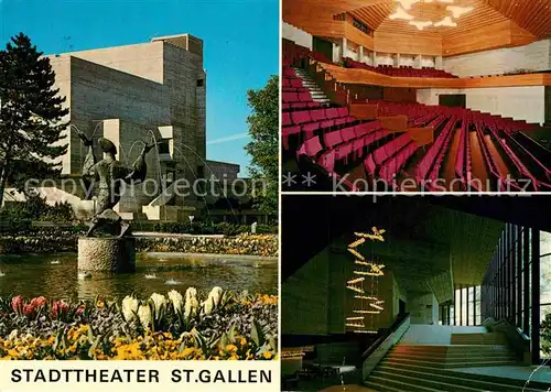 AK / Ansichtskarte St Gallen SG Stadttheater Kat. St Gallen