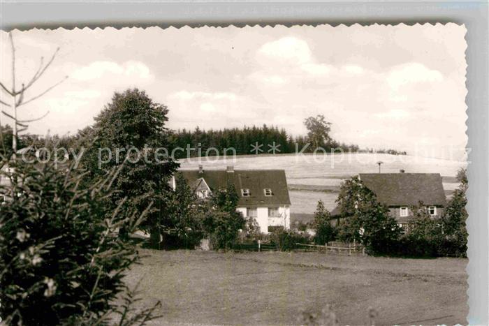 AK / Ansichtskarte Berleburg Bad Pension Hof Teiche Kat. Bad Berleburg