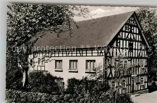 AK / Ansichtskarte Rinthe Fachwerkhaus Kat. Bad Berleburg