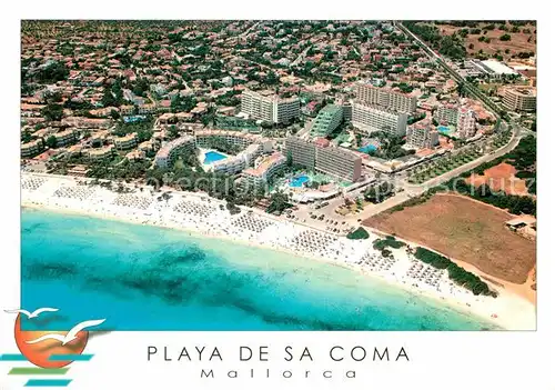 AK / Ansichtskarte Playa de Sa Coma Fliegeraufnahme Kat. Sa Coma Mallorca