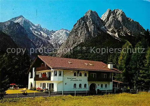 AK / Ansichtskarte Grainau Laengenfelder Hof Hotel Garni Kat. Grainau