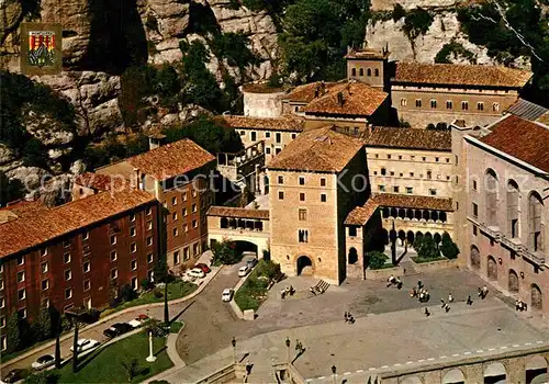 AK / Ansichtskarte Montserrat Kloster Fliegeraufnahme Kat. Spanien