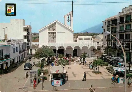 AK / Ansichtskarte Fuengirola Los Boliches Iglesa y Plaza principal