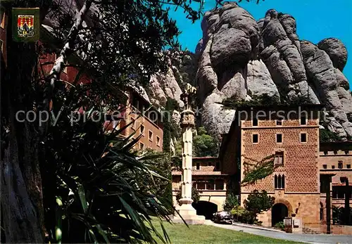 AK / Ansichtskarte Montserrat Kloster Detall del Barri Gotic Kat. Spanien