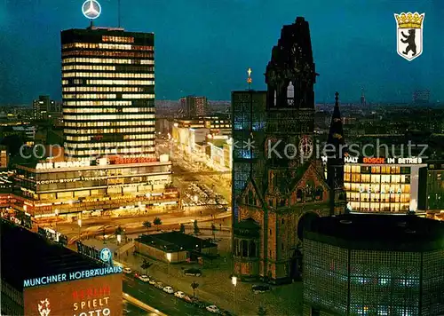 AK / Ansichtskarte Berlin Europa Center und Kaiser Wilhelm Gedaechtniskirche Kat. Berlin