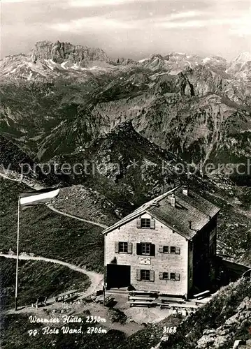 AK / Ansichtskarte Wormserhuette Rote Wand Fliegeraufnahme Kat. Tschagguns Vorarlberg