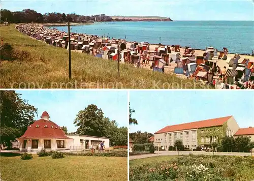 AK / Ansichtskarte Boltenhagen Ostseebad Strandpartie Pavillon Bar FDGB Erholungsheim Fritz Reuter Kat. Ostseebad Boltenhagen