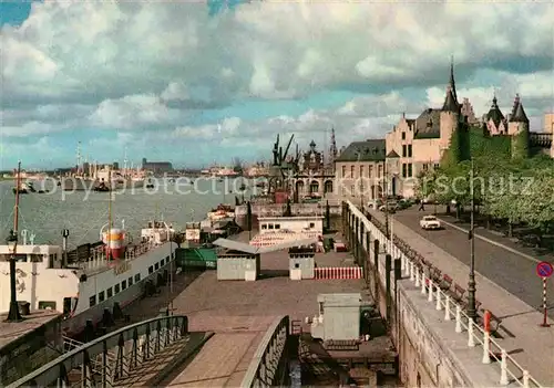 AK / Ansichtskarte Antwerpen Anvers Landeplatz der Flandria mit Steen Kat. 