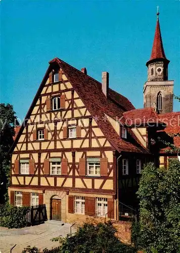 AK / Ansichtskarte Fuerth Bayern Pfarrhaus und Kirche St Michael Kat. Fuerth