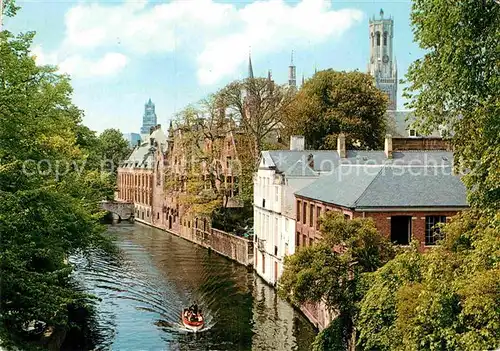 AK / Ansichtskarte Brugge Groene Rei en Paleis van t Vrije Kat. 