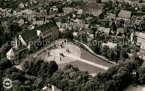 AK / Ansichtskarte Goslar Kaiserpfalz Fliegeraufnahme Kat. Goslar