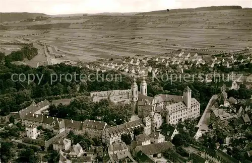 AK / Ansichtskarte Bad Mergentheim Fliegeraufnahme Hoch  und Deutschmeister Schloss  Kat. Bad Mergentheim