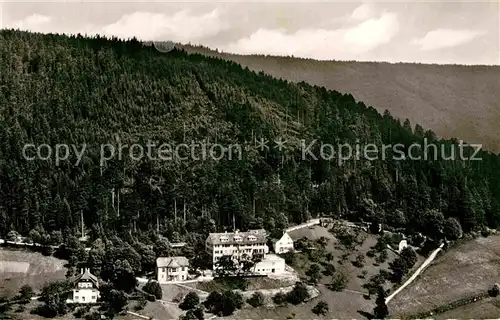 AK / Ansichtskarte Baiersbronn Schwarzwald Erholungsheim Schoenblick Fliegeraufnahme  Kat. Baiersbronn