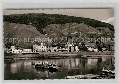 AK / Ansichtskarte Alf Mosel Panorama Faehrboot Kat. Alf