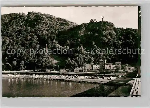 AK / Ansichtskarte Traben Trarbach Campingplatz Ruine Grevenburg Kat. Traben Trarbach