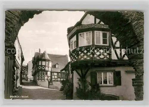 AK / Ansichtskarte Enkirch Mosel Altes Fachwerkhaus Ratsweinschenke Kat. Enkirch