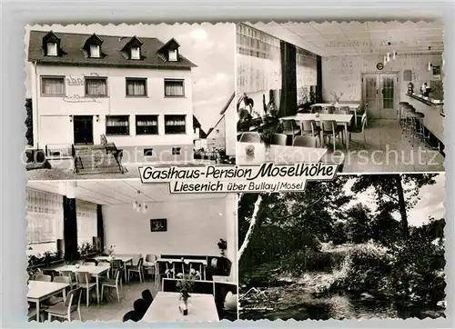 AK / Ansichtskarte Liesenich Gasthaus Pension Moselhoehe Kat. Liesenich