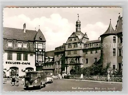 AK / Ansichtskarte Mergentheim Bad Schloss Schloss Cafe Kat. Bad Mergentheim