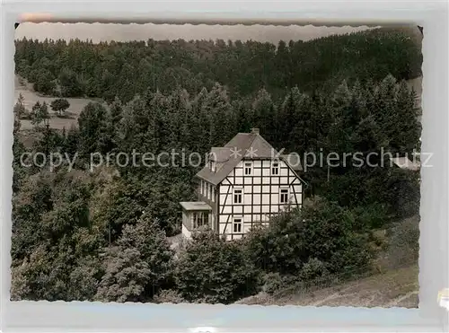 AK / Ansichtskarte Wingeshausen Pension Wied Kat. Bad Berleburg