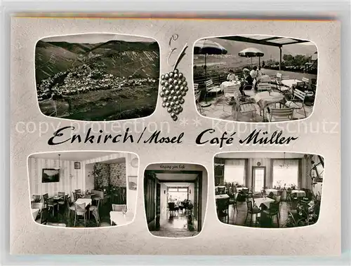 AK / Ansichtskarte Enkirch Mosel Cafe Mueller Kat. Enkirch