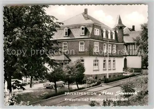 AK / Ansichtskarte Berleburg Bad Privatpension Haus Sonneneck  Kat. Bad Berleburg