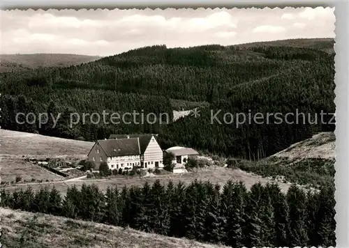 AK / Ansichtskarte Berleburg Bad Pension Hof Windbrache Kat. Bad Berleburg