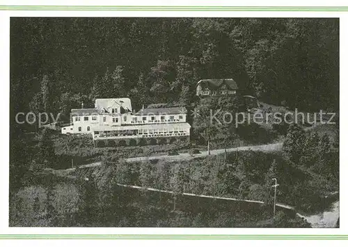 AK / Ansichtskarte Biedenkopf Fliegeraufnahme Waldhotel Berggarten Kat. Biedenkopf