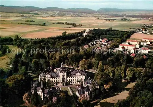 AK / Ansichtskarte Bueckeburg Fliegeraufnahme Schloss mit Mausoleum Kat. Bueckeburg