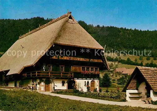 AK / Ansichtskarte Gutach Breisgau Schwarzwaelder Freilichtmuseum Vogtsbauernhof Lorenzenhof Kat. Gutach im Breisgau