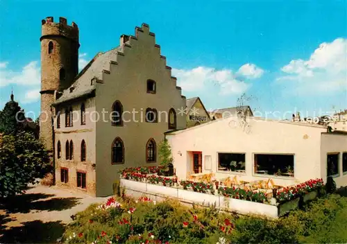 AK / Ansichtskarte Eltville Rhein Rheinterrassen Hotel Restaurant Burg Crass Kat. Eltville am Rhein