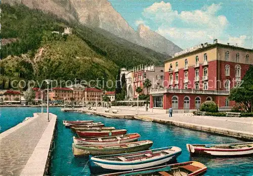 AK / Ansichtskarte Riva del Garda Hafenpartie Kat. 