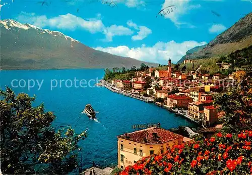 AK / Ansichtskarte Limone Lago di Garda Partie am See