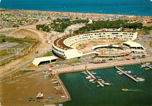 AK / Ansichtskarte Cap d Agde Fliegeraufnahme Hafen Kat. Agde