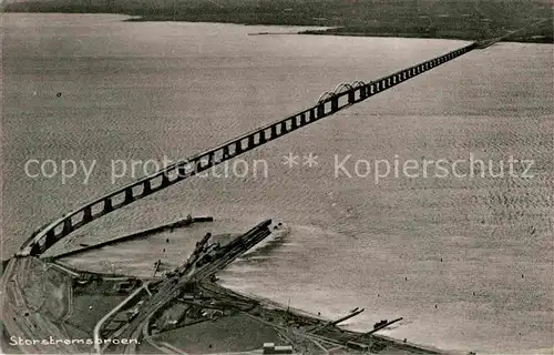 AK / Ansichtskarte Falster Storstromsbroen Bruecke Fliegeraufnahme Kat. Insel Falster Daenemark