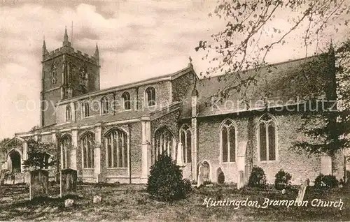 AK / Ansichtskarte Huntingdon Huntingdonshire Brampton Church Friths Series Kat. Huntingdonshire