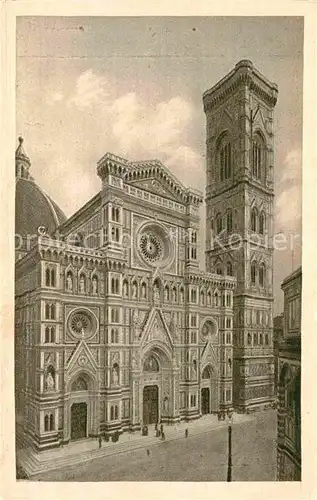 AK / Ansichtskarte Firenze Toscana Facciata della Cattedrale Kat. Firenze